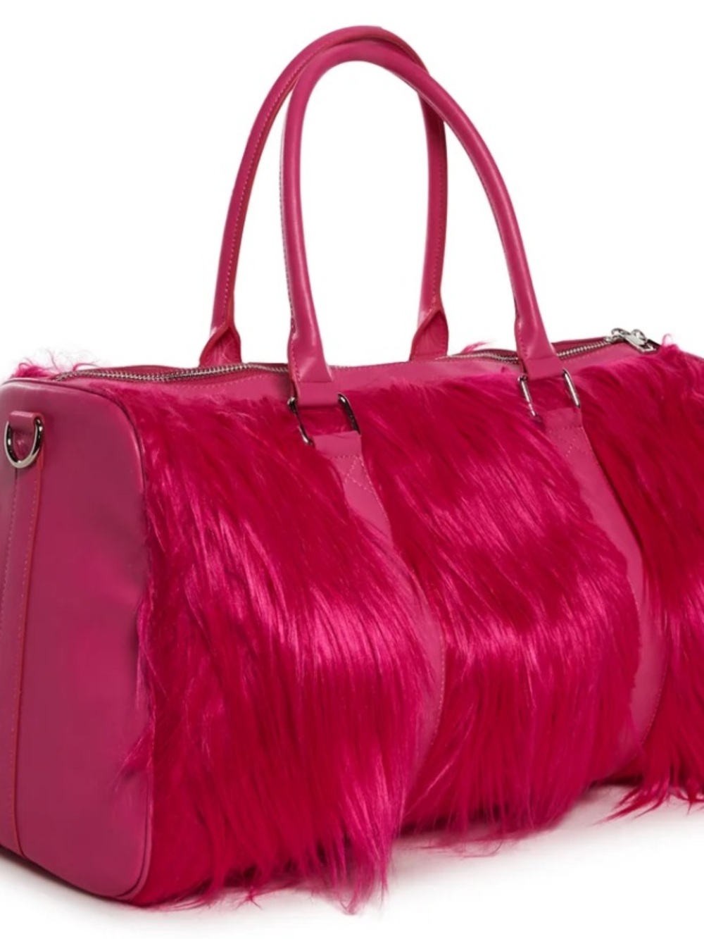 Current Mood CASE OF THE GRUMPIES FUZZY WEEKENDER BAG